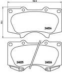 Передние тормозные колодки Brembo  P 83 102