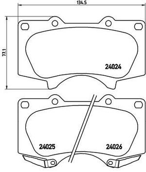 Brembo P 83 102 <span>тормозные колодки передние</span>