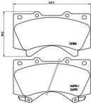 Передние тормозные колодки Brembo  P 83 107