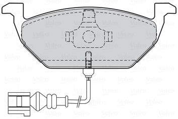 Valeo First 301408 <span>тормозные колодки передние</span>