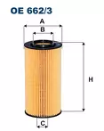 Масляный фильтр Filtron OE 662/3