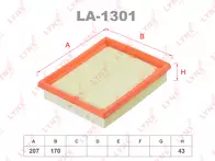 Воздушный фильтр Lynx  LA-1301