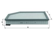 Воздушный фильтр Mahle LX 1591/2