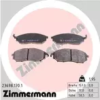 Передние тормозные колодки Zimmermann  23698.170.1