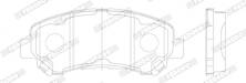Передние тормозные колодки Ferodo Premier Eco Friction FDB4051 для Nissan X-Trail 2 пок. / T31 / рестайлинг