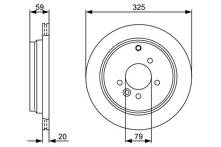 Тормозной диск Bosch  0 986 479 375