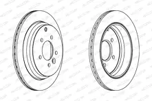 Тормозной диск Ferodo  DDF1431