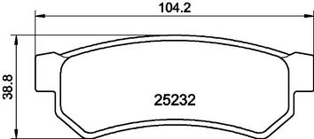 Hella Pagid 8DB 355 019-591 <span>тормозные колодки задние</span>