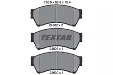 Передние тормозные колодки Textar  2458202