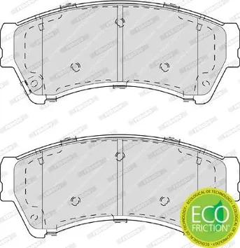 Ferodo Premier Eco Friction FDB4062 <span>тормозные колодки передние</span>