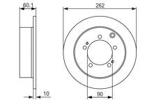 Тормозной диск Bosch  0 986 479 603