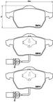 Передние тормозные колодки Brembo  P 85 085