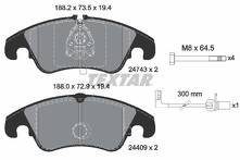 Передние тормозные колодки Textar  2474301