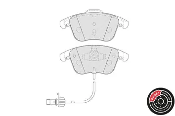 Ferodo FDB4045 <span>тормозные колодки передние</span>