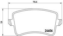Задние тормозные колодки Brembo  P 85 100