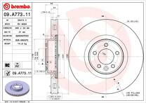 Тормозной диск Brembo Prime Line  09.A773.11