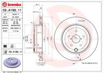 Тормозной диск Brembo Prime Line  09.A198.11