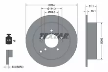 Тормозной диск Textar  92134003