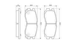 Передние тормозные колодки Bosch  0 986 460 979
