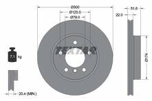 Тормозной диск Textar 92097205 для BMW 3 серии E46 / кабриолет