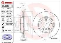 Тормозной диск Brembo Prime Line 09.8952.11 для BMW 3 серии E46 / кабриолет
