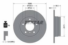 Тормозной диск Textar 92055703 для BMW 3 серии E46 / Compact