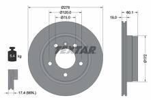 Тормозной диск Textar 92072403 для BMW 3 серии E46 / Compact