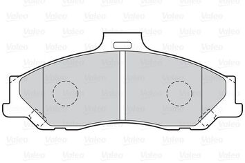 Valeo First 302060 <span>тормозные колодки передние</span>