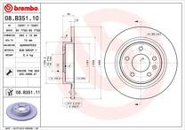 Тормозной диск Brembo Prime Line  08.B351.11