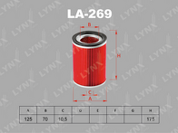 Воздушный фильтр Lynx  LA-269