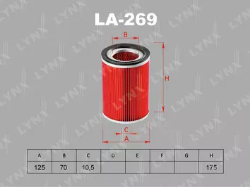 Lynx LA269 <span>воздушный фильтр </span>