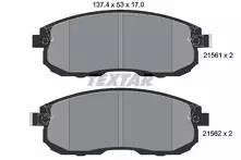 Передние тормозные колодки Textar  2156201