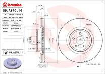 Тормозной диск Brembo Prime Line  09.A870.11