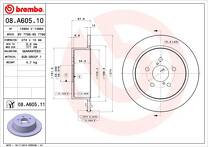 Тормозной диск Brembo Prime Line  08.A605.11