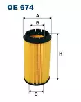 Масляный фильтр Filtron  OE 674