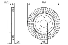 Тормозной диск Bosch  0 986 479 T99