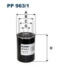Топливный фильтр Filtron PP 963/1 PP 963/1
