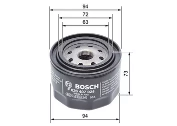 Bosch F026407024 <span>масляный фильтр</span>