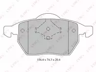 Передние тормозные колодки Lynx  BD-1213