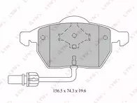 Передние тормозные колодки Lynx  BD-1216