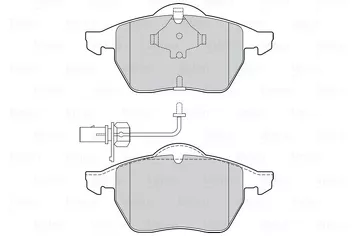 Valeo First 301751 <span>тормозные колодки передние</span>