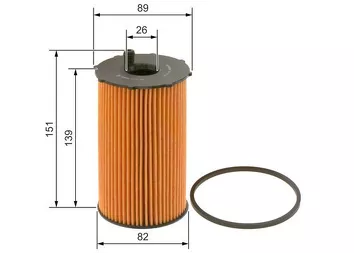 Bosch 1457429307 <span>масляный фильтр</span>