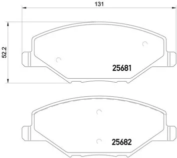 Brembo P 85 121 <span>тормозные колодки передние</span>