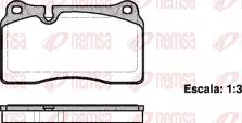 Передние тормозные колодки Remsa  1200.00