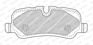 Ferodo FDB4432 <span>тормозные колодки задние</span>