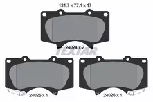 Передние тормозные колодки Textar  2402403