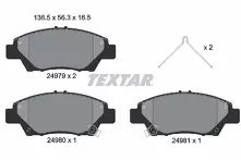 Передние тормозные колодки Textar 2497901 для Honda Jazz 2 пок.