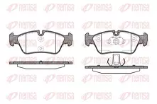 Передние тормозные колодки Remsa  0384.40