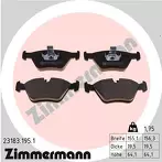 Передние тормозные колодки Zimmermann  23183.195.1