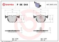 Задние тормозные колодки Brembo  P 06 044
